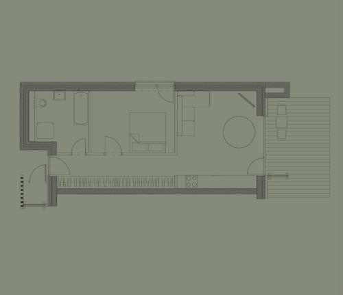 Plattegronden, Apartmán Místo Na Vzduchu (Apartman Misto Na Vzduchu) in Železná Ruda