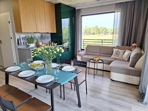 virtuve, Apartamenty SAUNA BANIA in Mieroszyno