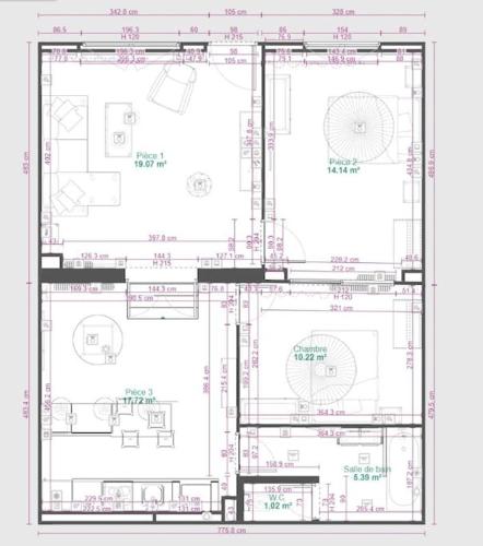 Cosy Eden - 2 CH - Parking Free