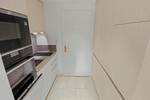 Konyha, Studio paisible et chaleureux in Crans Montana