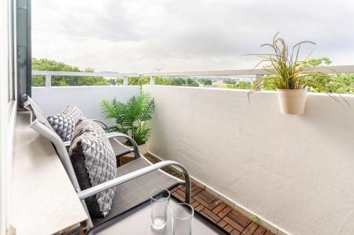 Kilátás, Nice Apartment with balcony in Linden in Linden
