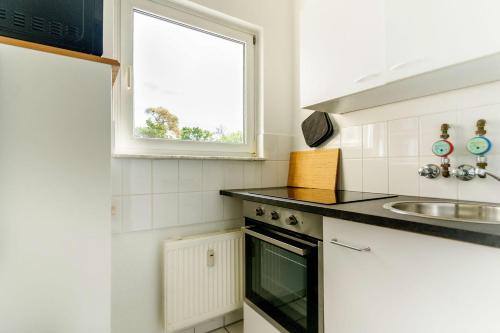 Konyha, Nice Apartment with balcony in Linden in Linden