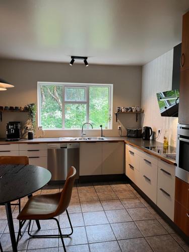 Kitchen, Jokla Guesthouse in Egilsstadir