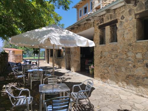 balkon/terras, Hotel Condado de Miranda in Miranda Del Castanar