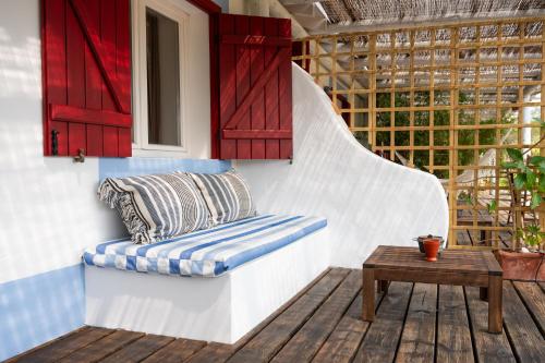 ระเบียง/ชานเรือน, Nomade Melides Eco Lodge in เมลิเดส