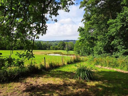 Snug & Secluded Lakeside Shepherds Hut 'Carp' in Uckfield