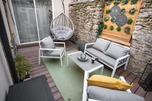 Luxury Bumblebee Cottage Frome Longleat Aqua Sana Bath DOG FREEndly in โฟรมี