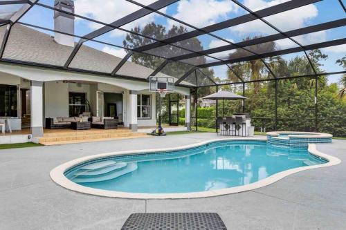 Luxury home, close to the beach and heated pool.