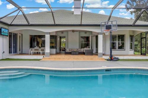 Luxury home, close to the beach and heated pool.