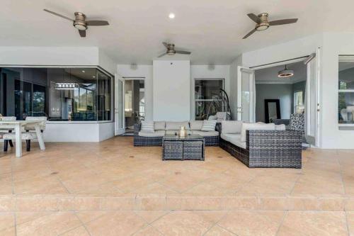 Luxury home, close to the beach and heated pool.