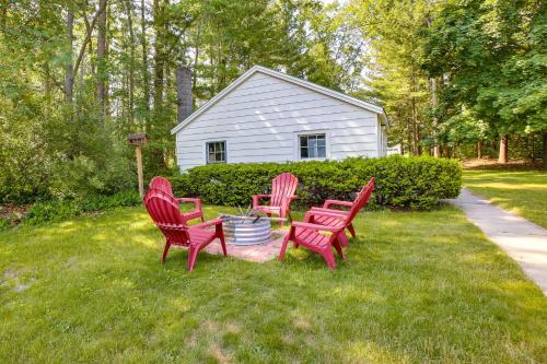 Traverse City Home with Fire Pit, Patio and Yard!