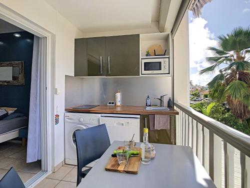 Studio Azur, résidence privée et piscines, Saint-François (foto 7)