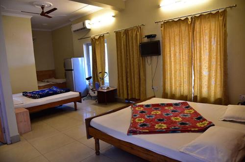 3 king beds, 1 sofa bed