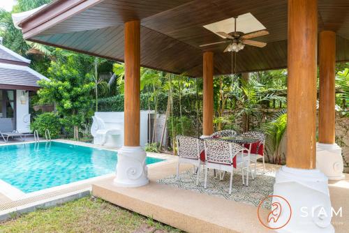 Villa BangKao 3Br Pool & Walk to Beach