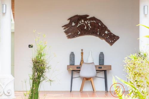 Villa BangKao 3Br Pool & Walk to Beach