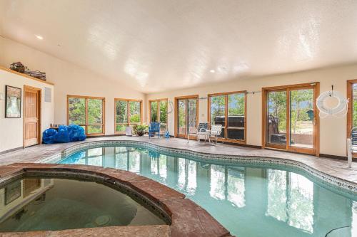 Swimming pool, H7 at Hope Mountain -- 6-Bedroom Retreat Home at Allenspark Colorado home in Allenspark (CO)