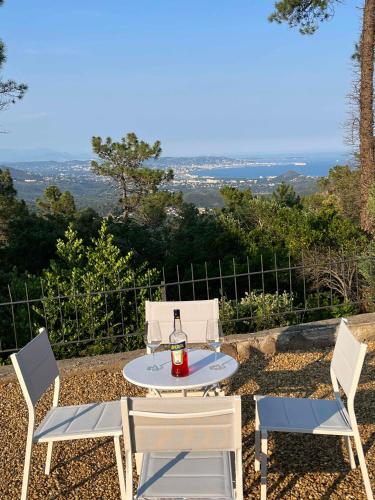 Villa Ormarine, vue exceptionnelle sur la baie de Cannes et le Mercantour