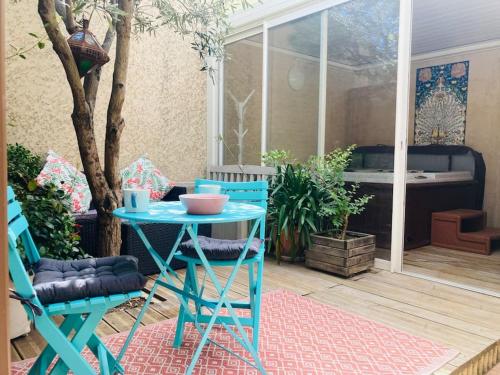 Nid douillet pour amoureux avec jacuzzi