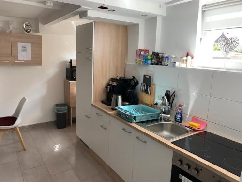 ห้องครัว, Ferienwohnung Bella in ซัลซ์บาค