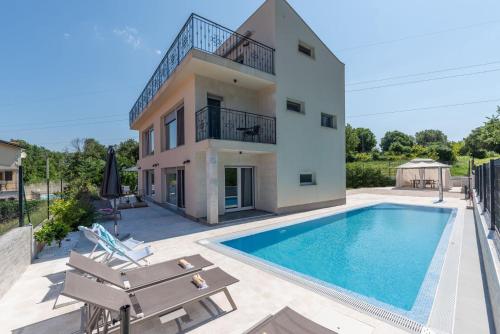 Villa Ventitre, Privatpool,Meersicht, nahe Porec- Strand NEU