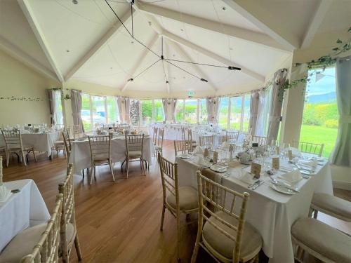 Banquet hall, Callander Hostel in Callander