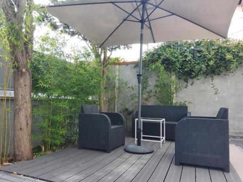 Kilátás, Charmante villa proche de la gare et de Paris in Les Pavillons-sous-Bois