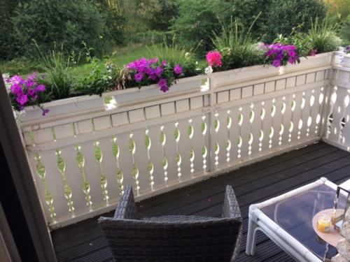 Balcony/terrace, Pension Roseneck in Langelsheim