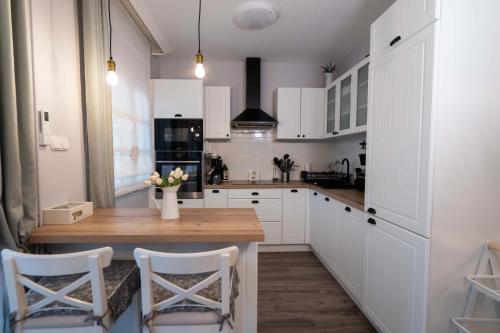 kuchyně, Tündér-Lak Apartman (Tunder-Lak Apartman) in Balatonmariafurdo