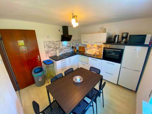 virtuve, Ferienhaus Langweid in Langweid am Lech