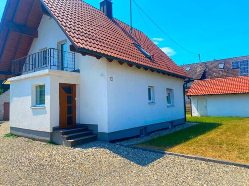 Viesnīcas āriene, Ferienhaus Langweid in Langweid am Lech