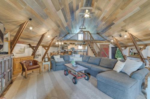 Unique, Renovated Barn Vacation Rental in Donnelly