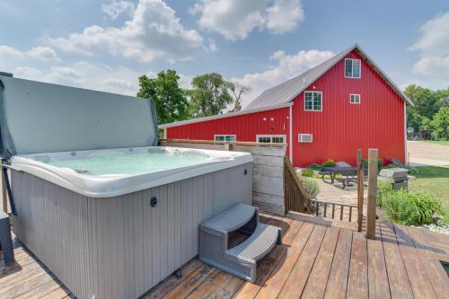 Unique, Renovated Barn Vacation Rental in Donnelly