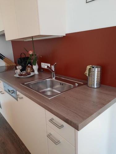 ห้องครัว, Valbella Appartements in พาร์เทเนิน