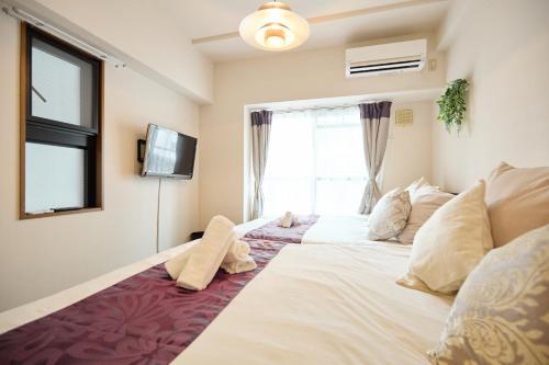 なんば各駅徒歩圏内 団体予約可能 GroundCourt難波 心斎橋 道頓堀 黒門市場 Room Type - One-Bedroom Apartment