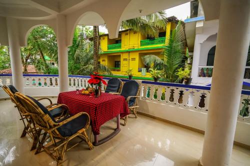 Balkon/terasa, Hotel Swati in Goa