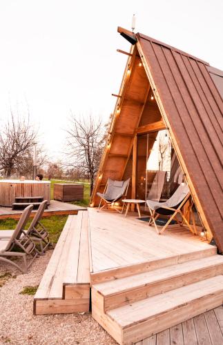 Lakeside Tent with Hot Tub