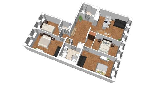 Flatista Homes - Central Station - 4 BR, München (Foto 10)