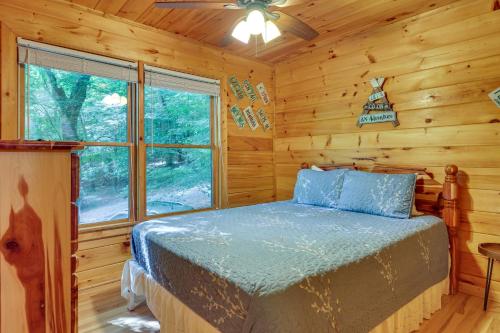 Riverfront Ellijay Cabin with Deck and Pool Access!