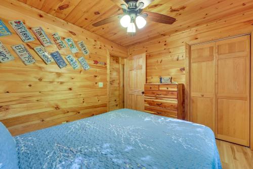 Riverfront Ellijay Cabin with Deck and Pool Access!