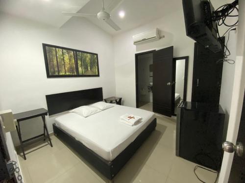 1 double bed