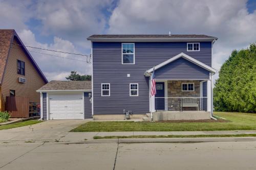 Riverfront Two Rivers Vacation Rental By Beaches in Two Rivers, USA