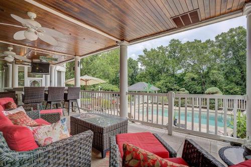 Jackson River Estate Main House Pool, Riverfront, sleeps 15