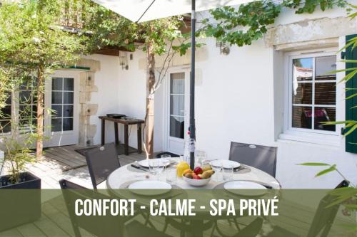 Belle location Spa et grande terrasse privés - Location saisonnière - La Couarde-sur-Mer