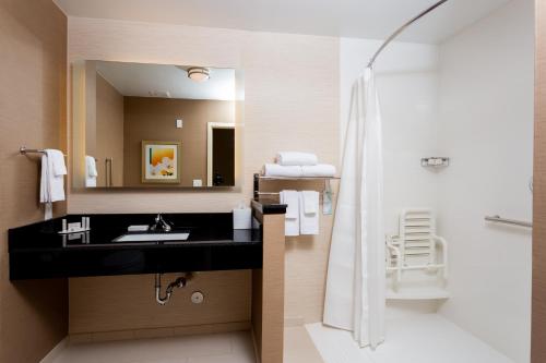 King Suite with Sofa Bed and Roll-in Shower - Mobility Accessible