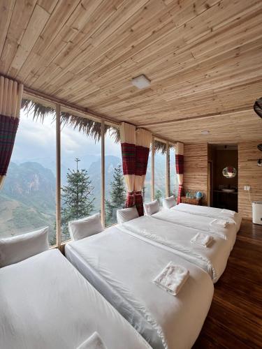 Guestroom, Ma Pi Leng EcoLodge in Meo Vac