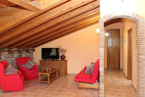 Közös társalgó / TV, Apartamentos Clavería (Apartamentos Claveria) in Biniés