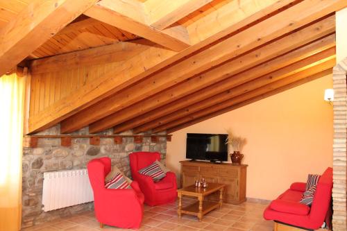 Közös társalgó / TV, Apartamentos Clavería (Apartamentos Claveria) in Biniés