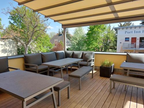 陽台/露台, 帕特因酒店 (Port Inn Hotel) in 艾希瓦爾德