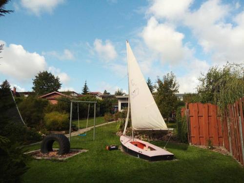 Ferienhaus Mecklenburgische Seenplatte Ruderboot