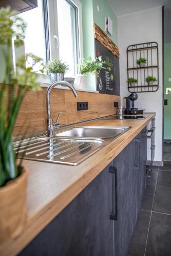 Penthouse Wohnung mit Terrasse & Sauna - Wildecker Ferienbutze in Wildeck